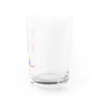 DOG WAVESのコラージュ犬 Water Glass :right