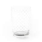 kazeou（風王）の七宝模様(六芒星・白抜き) Water Glass :right