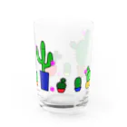 mkumakumaのサボテンズ Water Glass :right