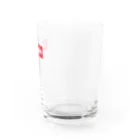 orumsのSample -Red Box Logo- Water Glass :right