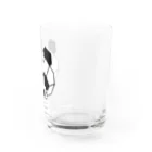 panmiのおしゃんパンダ(白塗) Water Glass :right