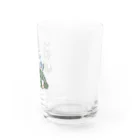 ユウザキのグッズのやつ。のミルクティーうめえ Water Glass :right