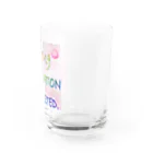 でおきしりぼ子の実験室のCOVID-19ワクチン済み(絵入り) Water Glass :right
