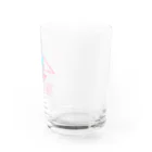 まっつん工房の熱血！サウナ部！【赤青バージョン】 Water Glass :right