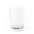 SUIMINグッズのお店のはまちの握り寿司を前のめりに運ぶねこ Water Glass :right
