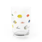 Astrio SUZURI店のお魚いっぱい集合 Water Glass :right