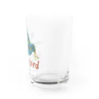 モコモコミュージアムのblue bird Water Glass :right