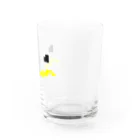 奇×屋のドットのツバメのヒナ Water Glass :right