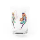 志瓜のSUZURIのめぐあずつなここ Water Glass :right