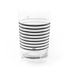 さかたようこ / サメ画家のサメサメボーダー | Black | Water Glass :right