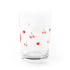 カワラリマーのうさぎちゃんとさくらんぼ Water Glass :right