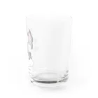 遥ん/犬顔絵　の「保護犬カフェ支援」グッズ 熊伍郎さん Water Glass :right