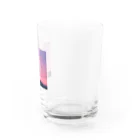 HIKARI♡ROOM の夕暮れの空～ピンク Water Glass :right