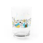 morinokujira shopのMOJIRANKUJIRAN　青金銀なやつ Water Glass :right