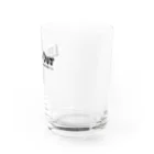 LONGOUTのLONGOUTブラックロゴ Water Glass :right