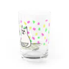 YURIKO_FUKAZAWAのネコ親子 Water Glass :right