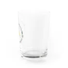 ACE embroideryのミモザが大好きなスワン Water Glass :right
