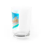 ハムちゃんねるによるハム文字グッズの流しそうめん Water Glass :right