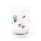 鈴乃まろんのゆるオム×こみろんらびっとコラボグラス Water Glass :right