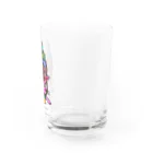 CREAMY YODAのソフトクリームピンクネコ Water Glass :right