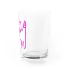 きょうは、なにをきようか。のねこですから。ピンク Water Glass :right