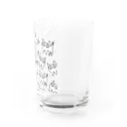 きょうは、なにをきようか。のねこですから。総柄 Water Glass :right