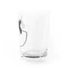 Kickassのポケットに住み着く猫です Water Glass :right