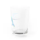 neconos Goodsのすくわれたクジラさん Water Glass :right