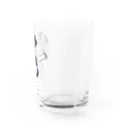 アオフジマキの注射怖い(文字なし) Water Glass :right
