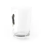 キースケのハチワレネコ Water Glass :right