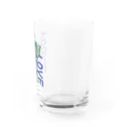 寝不足うさぎのLOVE YOU forever,MOMOKO Water Glass :right