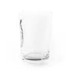 segasworksのねむいアフリカオオコノハズク Water Glass :right