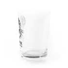 グリースモーターサイクルのグリースロゴ Water Glass :right