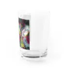アオムラサキの色彩の羽根　2021_003 Water Glass :right