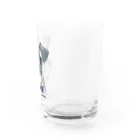woohlaの蝶ネクタイのシュナ Water Glass :right