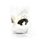 cotton-berry-pancakeのねこがかぶる　くり Water Glass :right