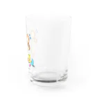 じゅんすけのお店のうりりん　トイプードル　ひよこ　わーい嬉しい Water Glass :right