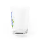 touriの怪獣とりんご Water Glass :right