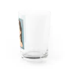 haseromanのclear girl Water Glass :right