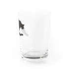 utsubokazulaのハートつきクロネコ Water Glass :right