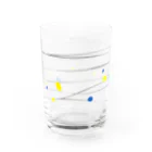 スイカ大好きマンのヨーヨー柄2 Water Glass :right