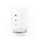 柴犬の里の楽しそうな柴犬のグラス Water Glass :right