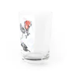 1℃⑥8〜わんど☆ろくまる屋のシャボン金魚と桜 Water Glass :right