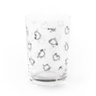 BARE FEET/猫田博人の超架空アザラシ・ブラック Water Glass :right