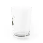 思ったより世界は早くてのポストイットネコ Water Glass :right