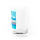 にんじんちびこのお気に入りの海岸 Water Glass :right
