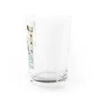 nidan-illustrationの"女雪宮・冬" #1 Water Glass :right