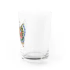 RaccoonDogTattooのばたふらいがーる Water Glass :right