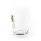 ハチストアの酒ラベル風「推しが尊い」 Water Glass :right