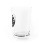 ちゃんまゆの誰もが冒険家グッズ（黒丸ver) Water Glass :right